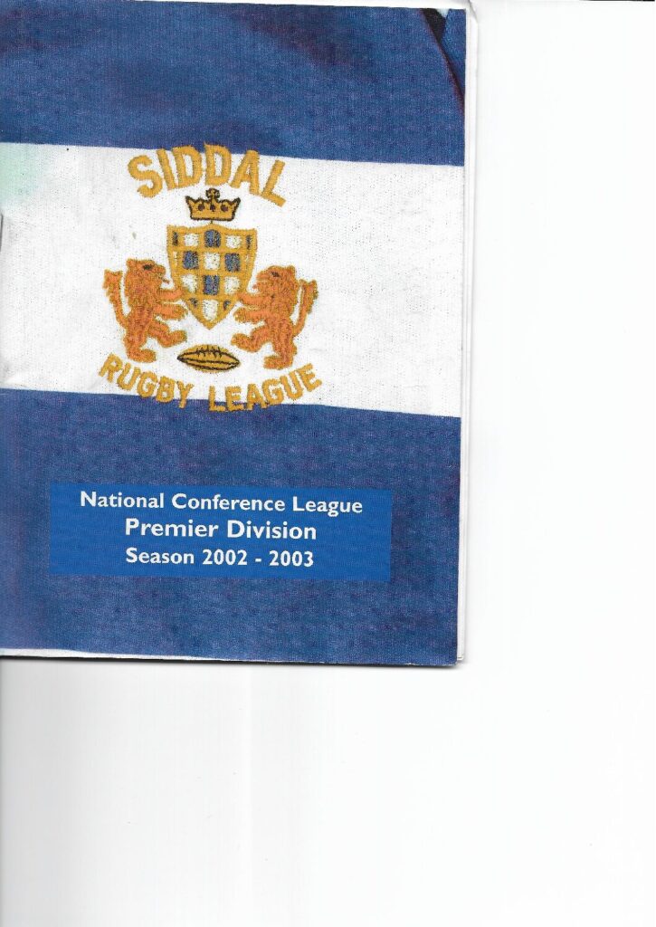Siddal prog design 2002 03