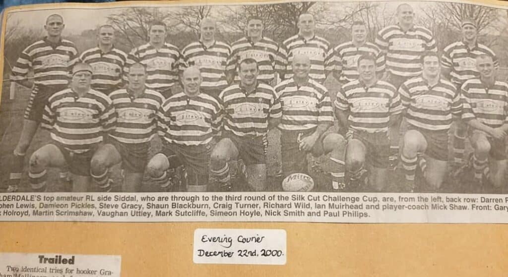 Siddal team photo Dec 2000