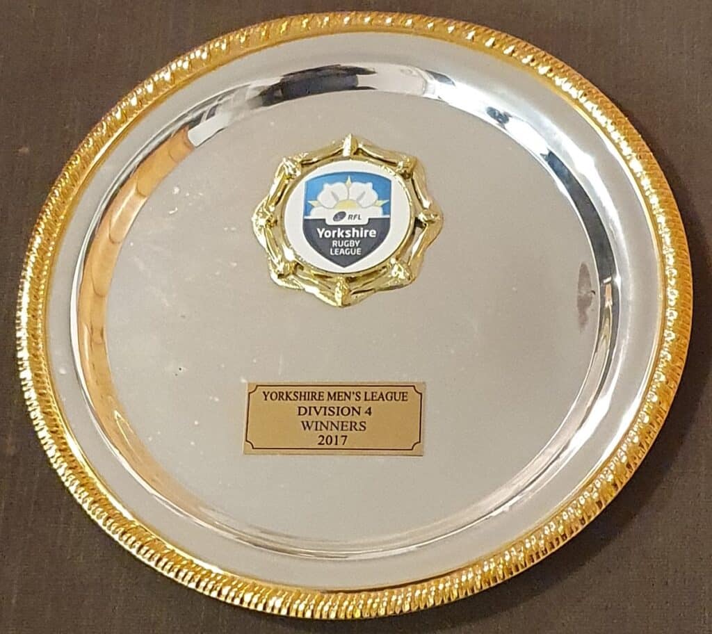 Stainland Stags 2014 YML Div 4 Winners Salver