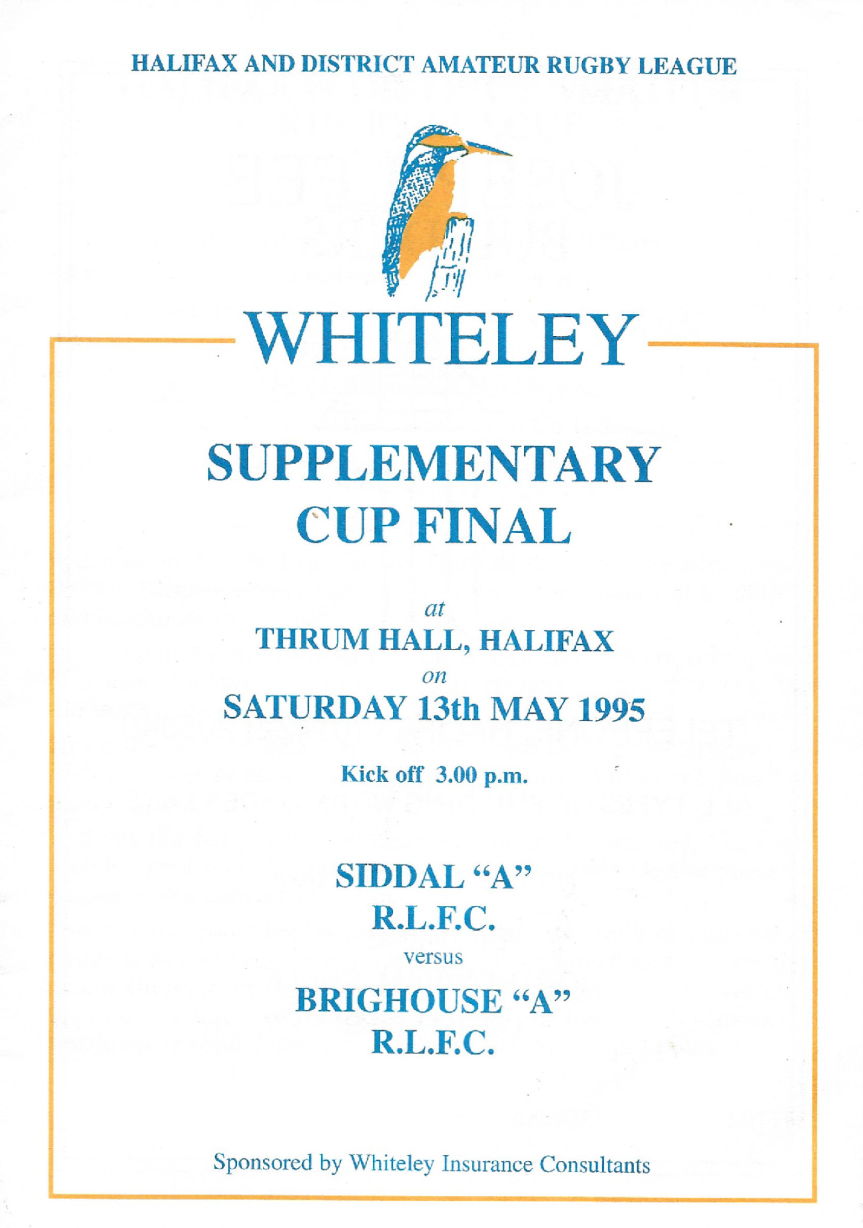 Supp 1995 Siddal A Brighouse A prog and teams winners table