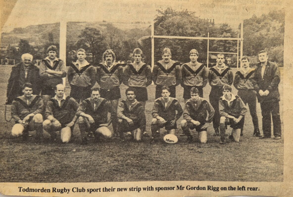 Todmorden in Gordon Rigg kit team photo