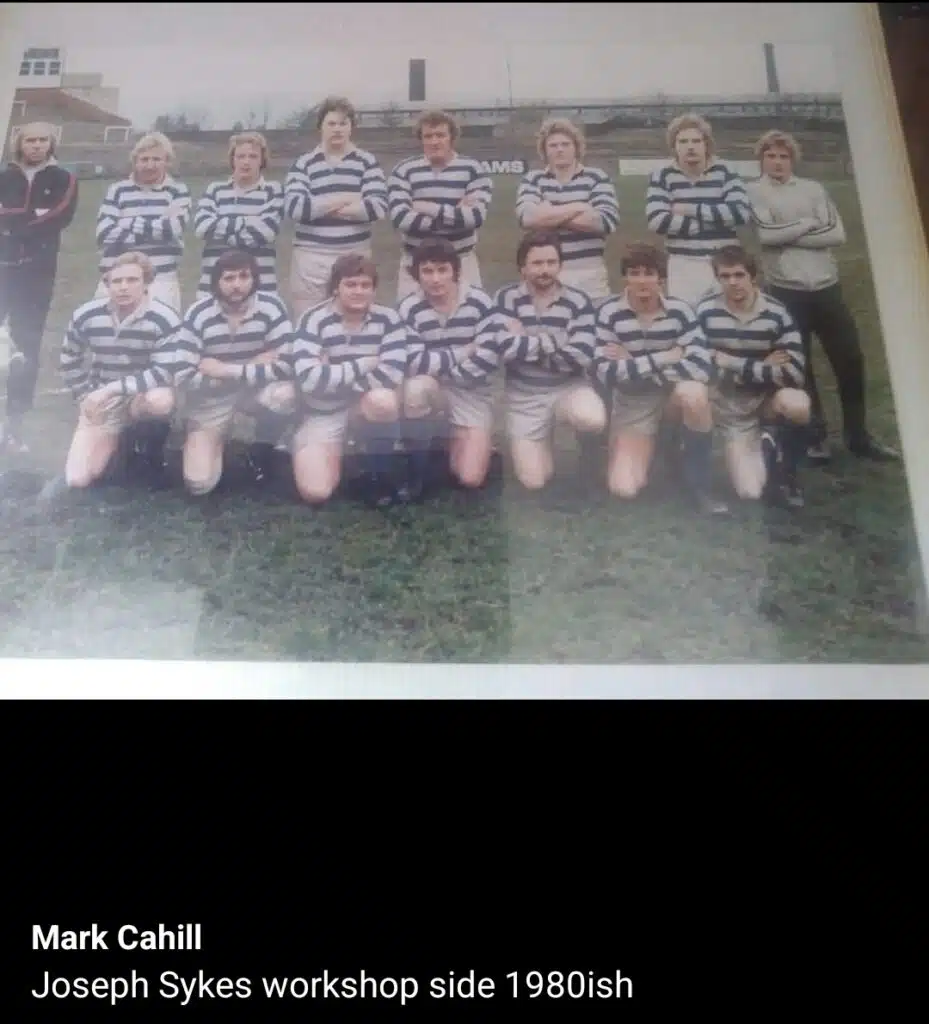 Workshops Joseph Sykes  team photo early 1980s