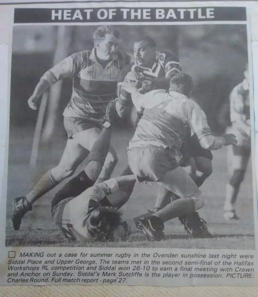 Workshops Siddal Place v Upper George Mark Sutcliffe