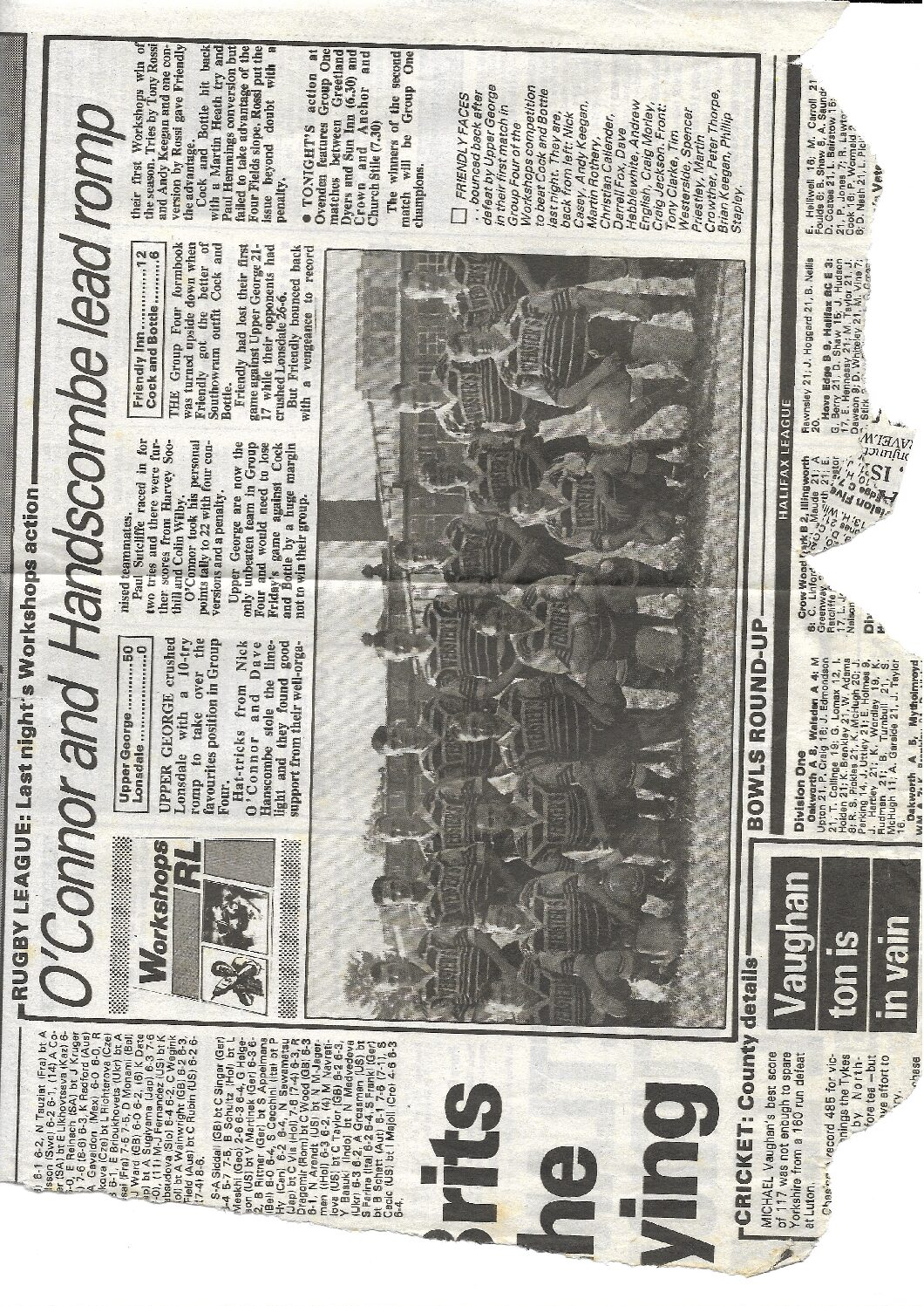 Workshops report Cuorier no  year