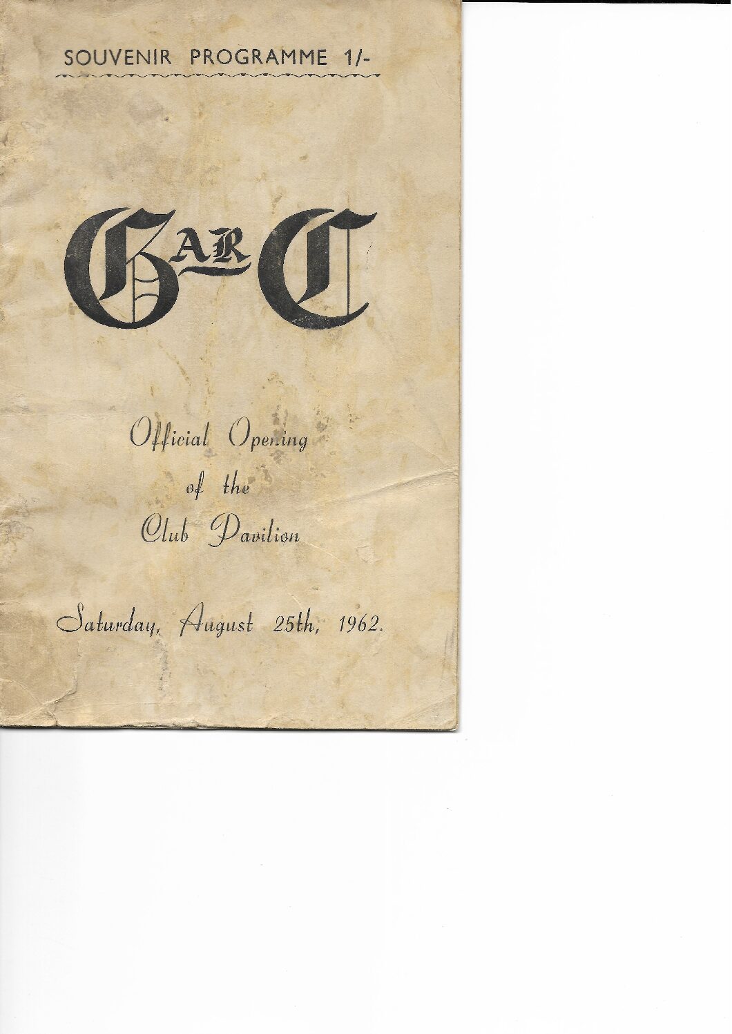 oFFICIAL pROGRAMME 1961