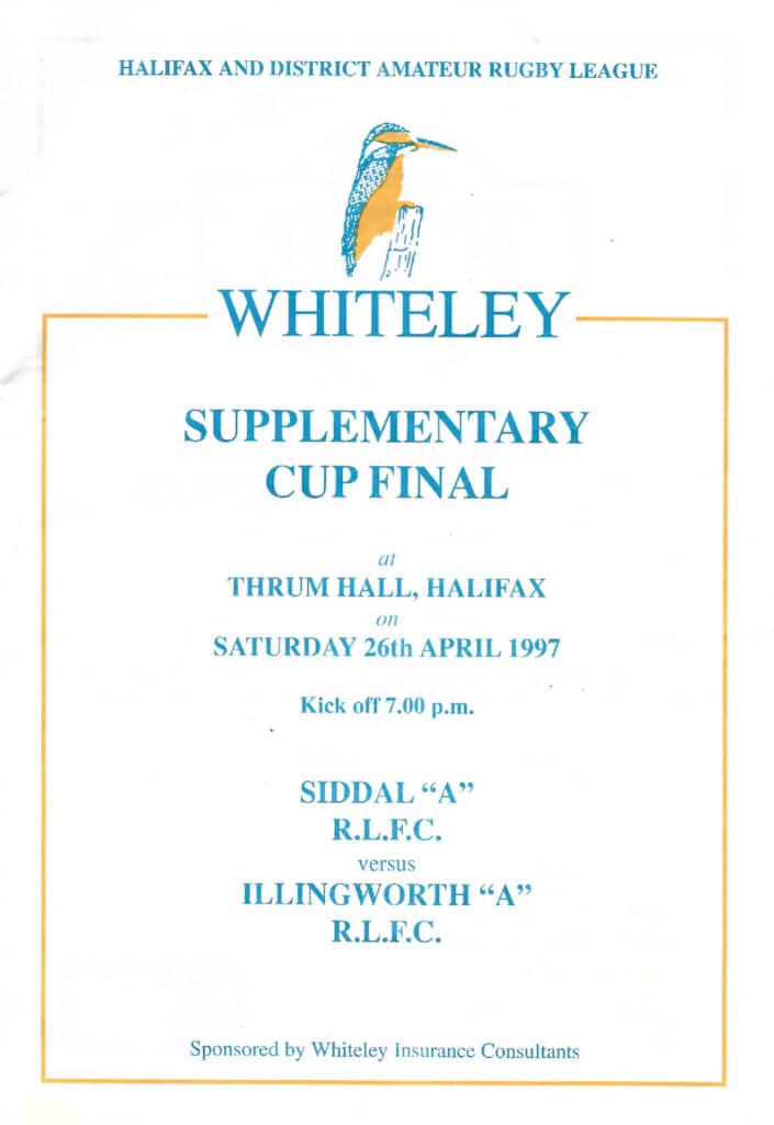 supp 1997 Siddal A Illingworth A prog